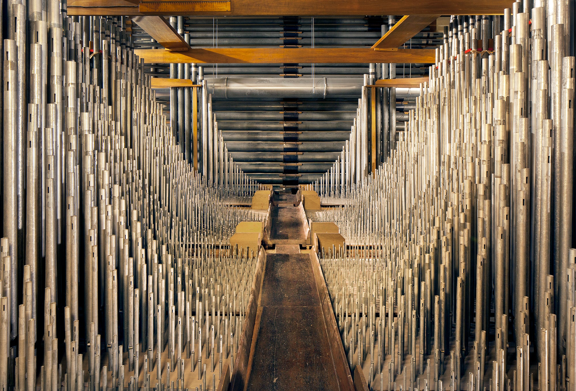 Wannamaker organ pipe chamber. (Joseph E.B. Elliott/Philadelphia: Finding the Hidden City)