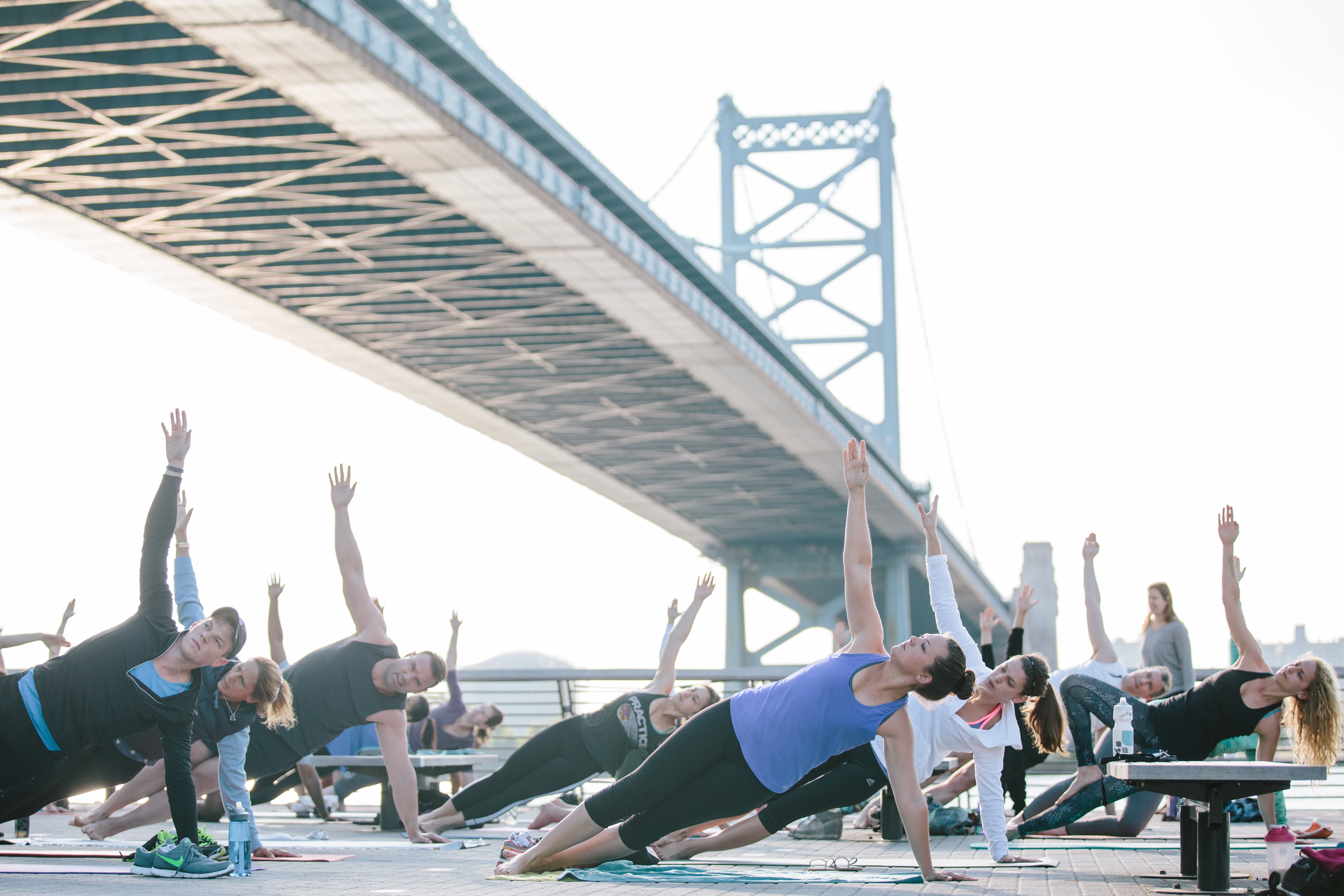 Yoga at Race Street Pier (Matt Stanley/DRWC)