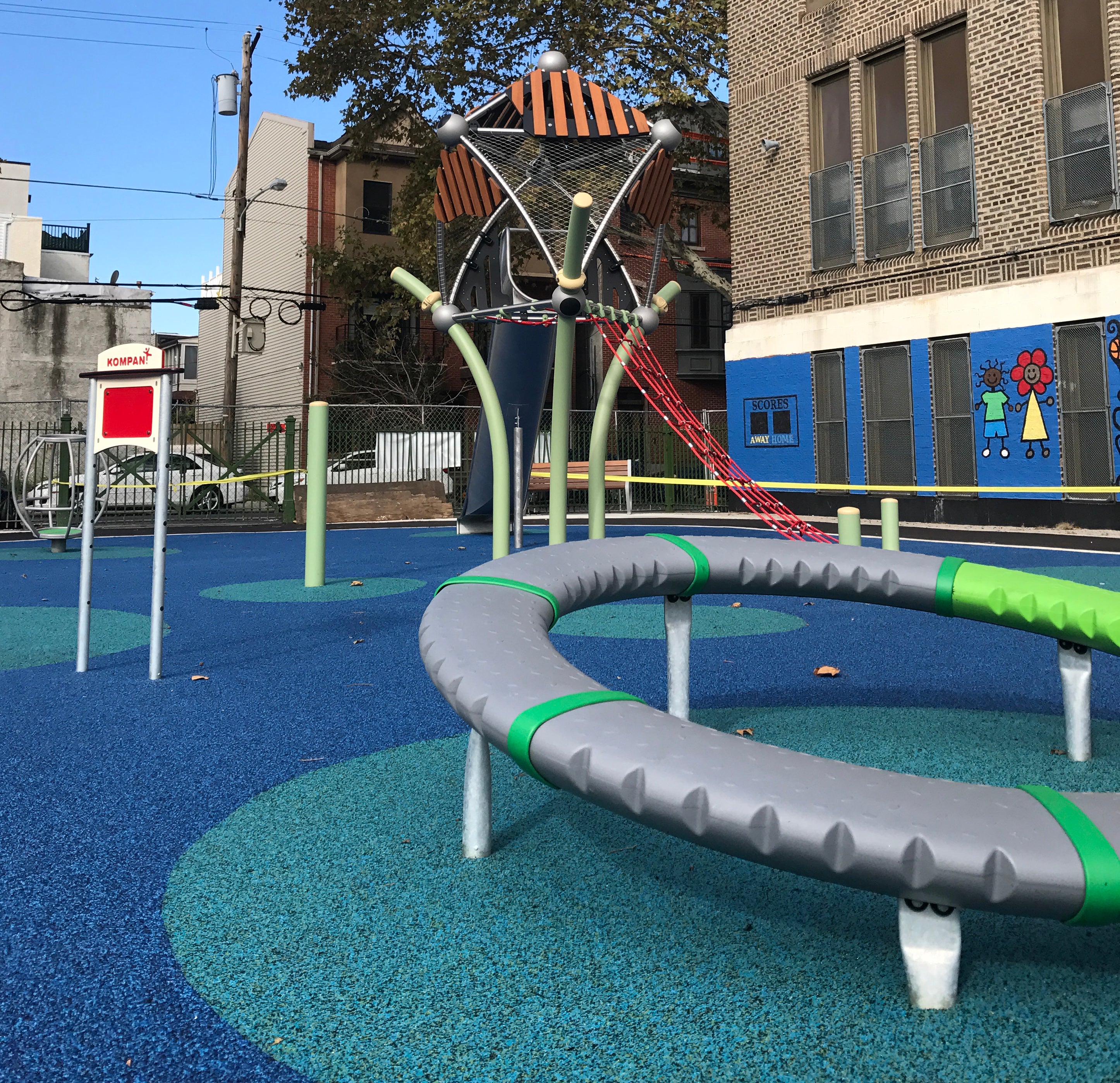 E.M. Stanton Elementary School's new green schoolyard is officially open. Credit: The Trust for Public Land