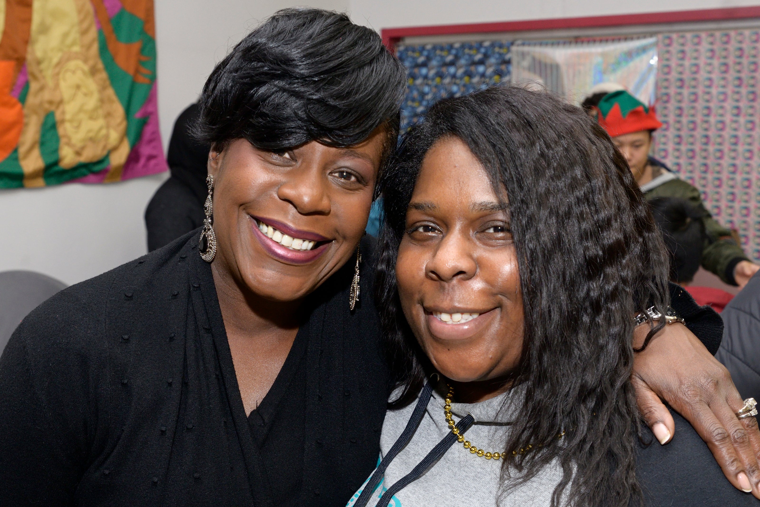 North 5th Street Revitalization Project’s executive director, Stephanie Michel, with Councilwoman Cherelle Parker. Bas Slaabers/WHYY