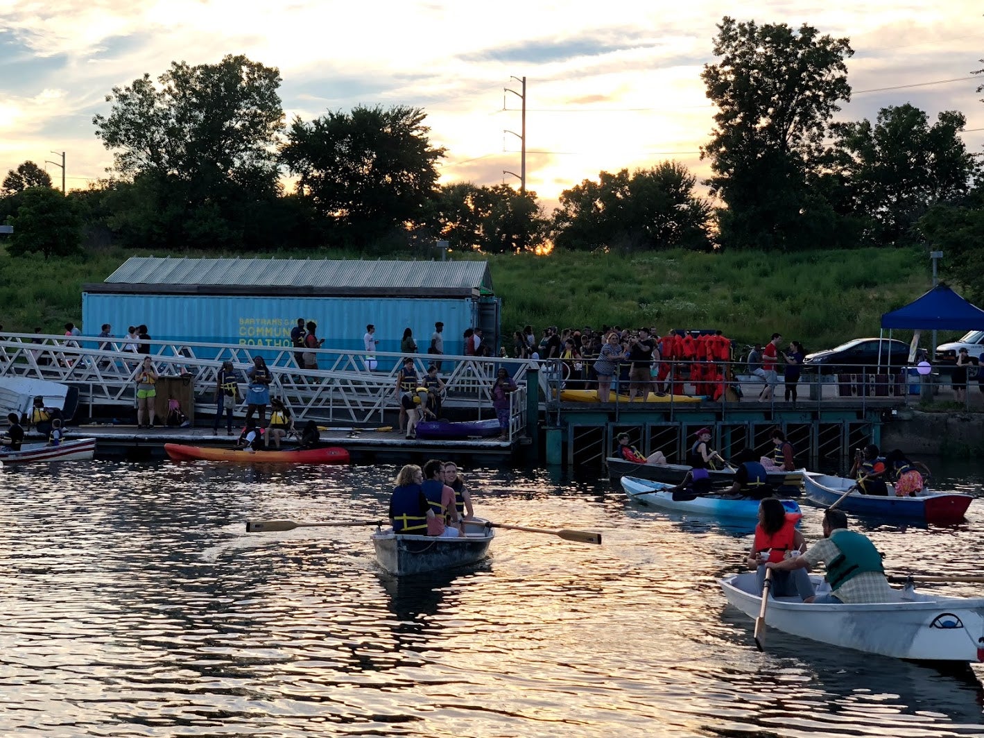 The Community Boathouse at Bartram's Garden 