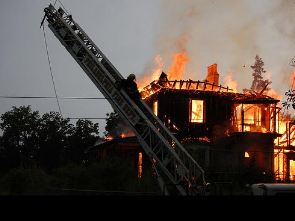 Garrett-Dunn House destroyed