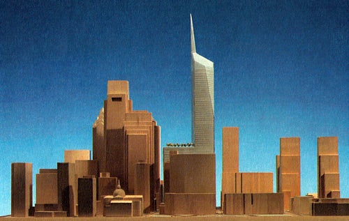 A rendering of the proposed American Commerce Center