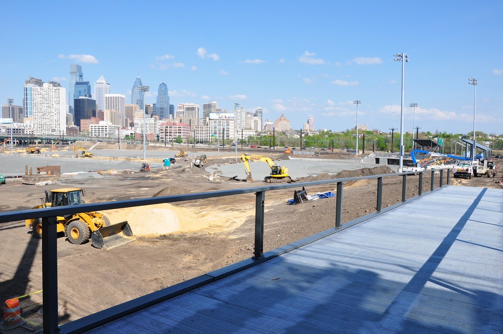 Alleé pedestrian extension from Paley Bridge Extension