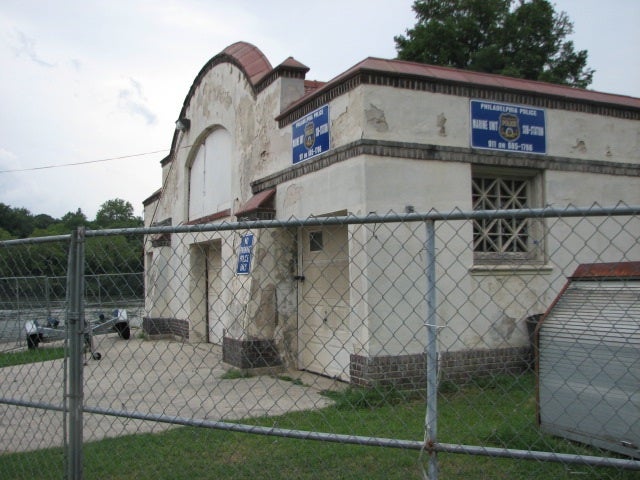 The Philadelphia Police maintain a marine unit in the Canoe House.