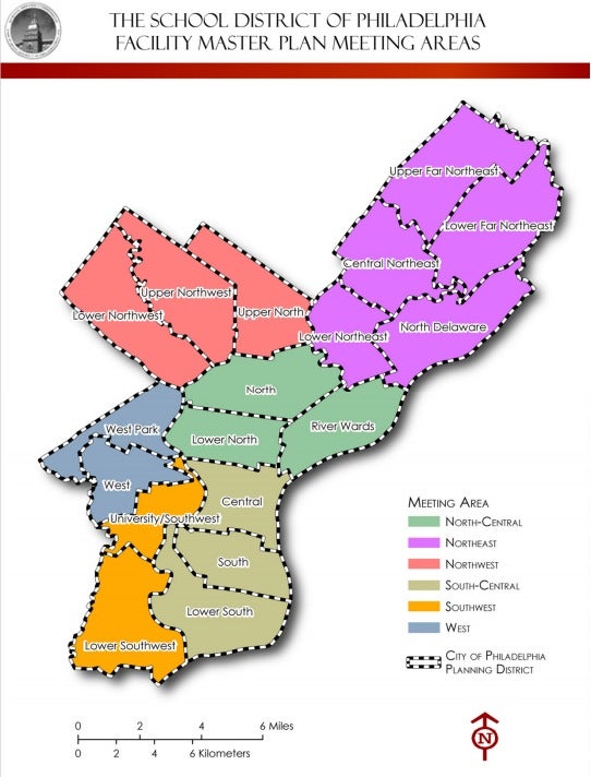 Proposed public meetings from a draft of the School District's Facilities Master Plan