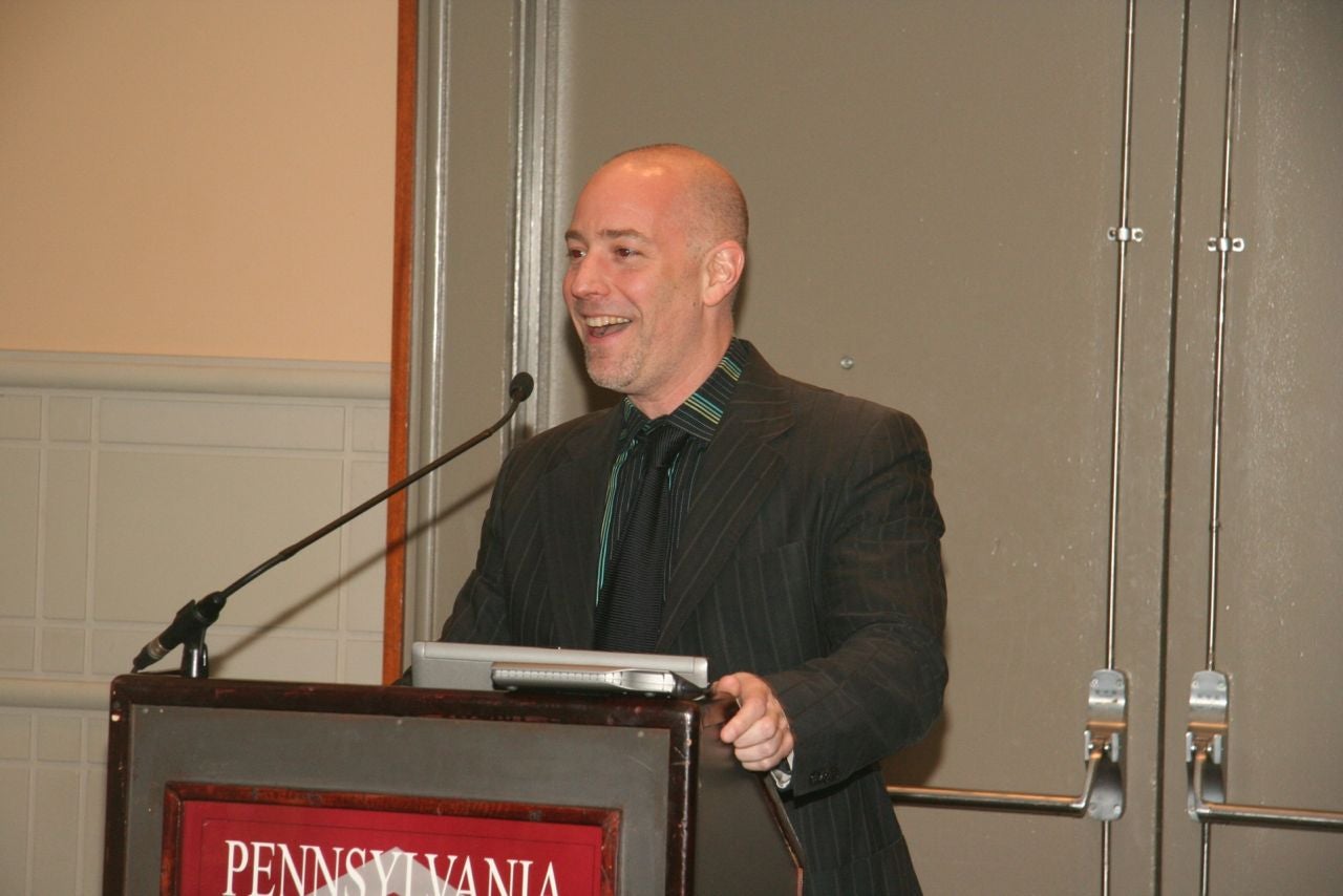 Charles Birnbaum (shown) was moderator for the program.  Photos courtesy of PHS.