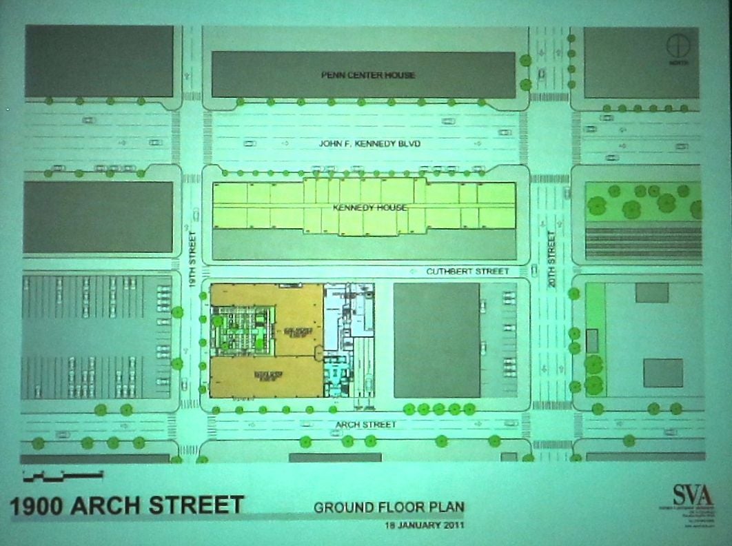 19th and Arch development floorplan