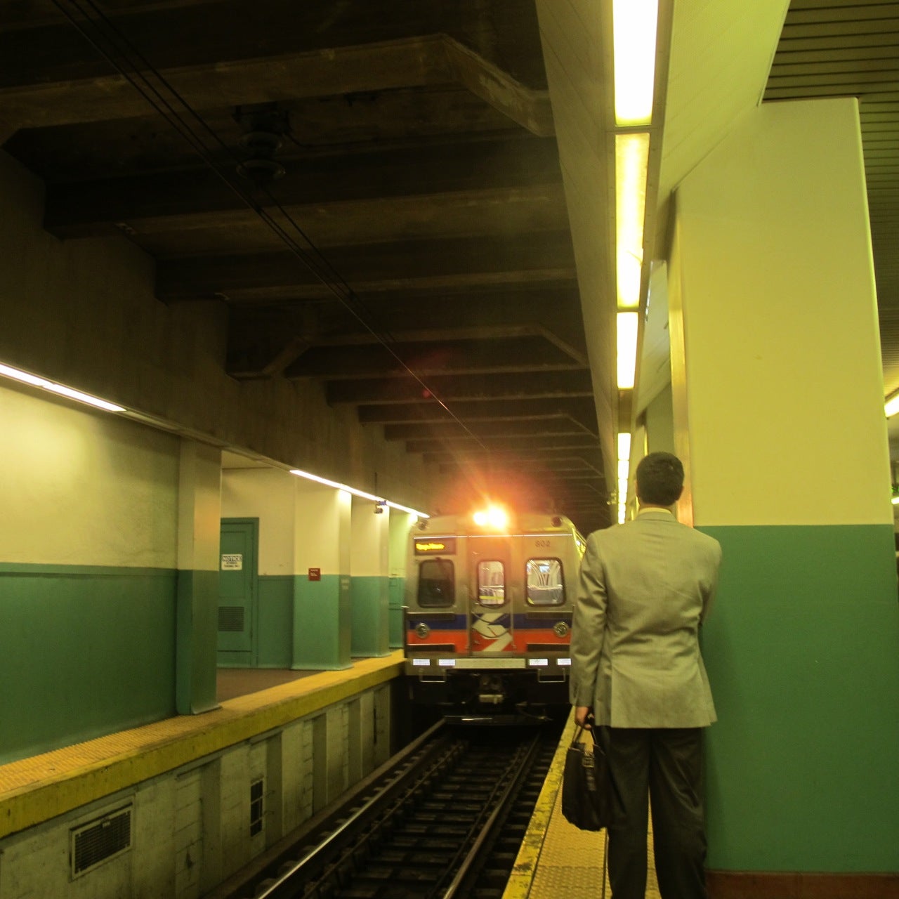 High five for Silverliner V on Bryn Mawr run