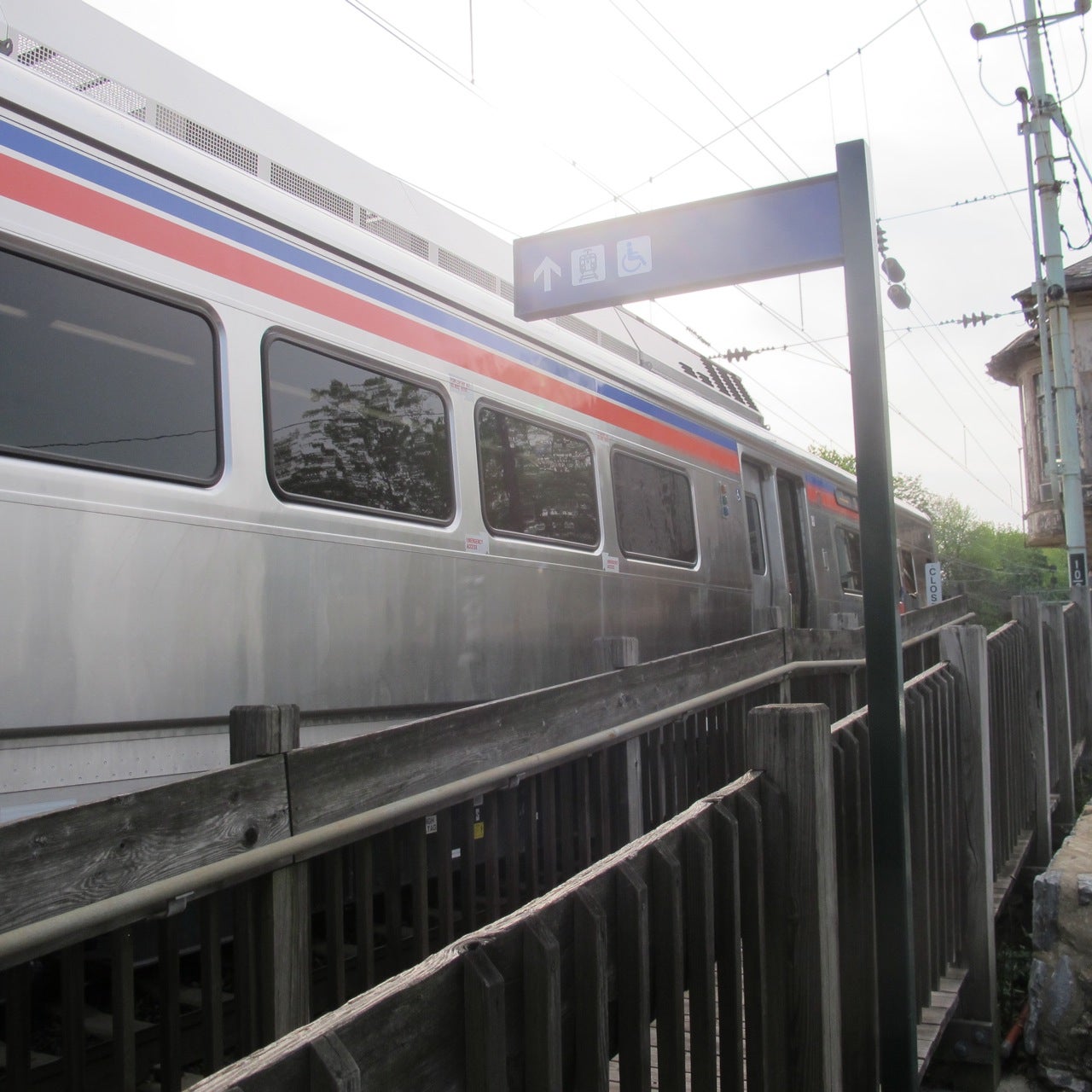 High five for Silverliner V on Bryn Mawr run