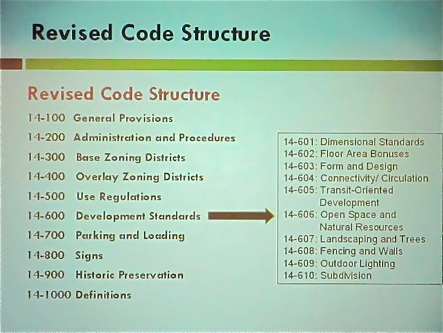 Zoning Code consultant to commission and public: Read this document!