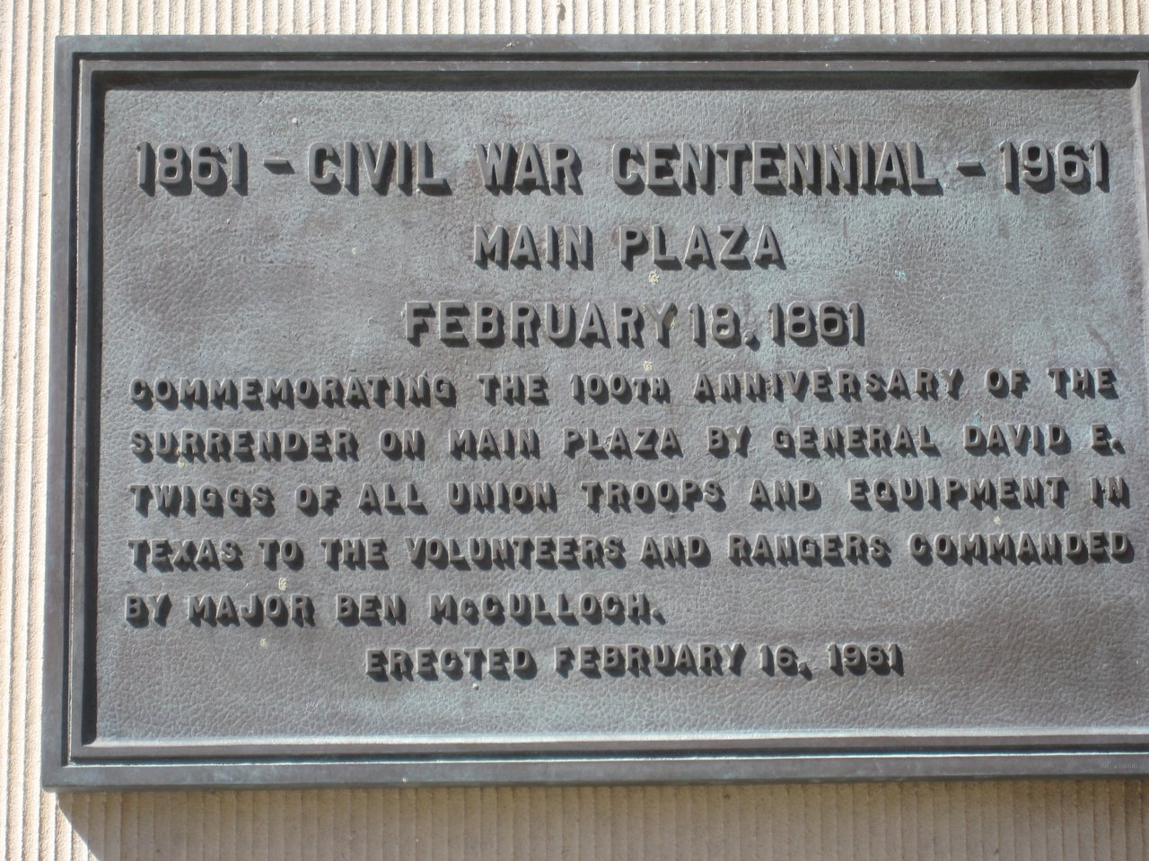 Civil War marker