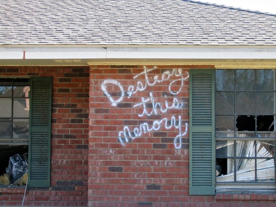 Destroy This Memory by Richard Misrach, a new book that documents and reflects on the aftermath of Hurricane Katrina