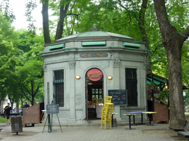 Montreal Square kiosk