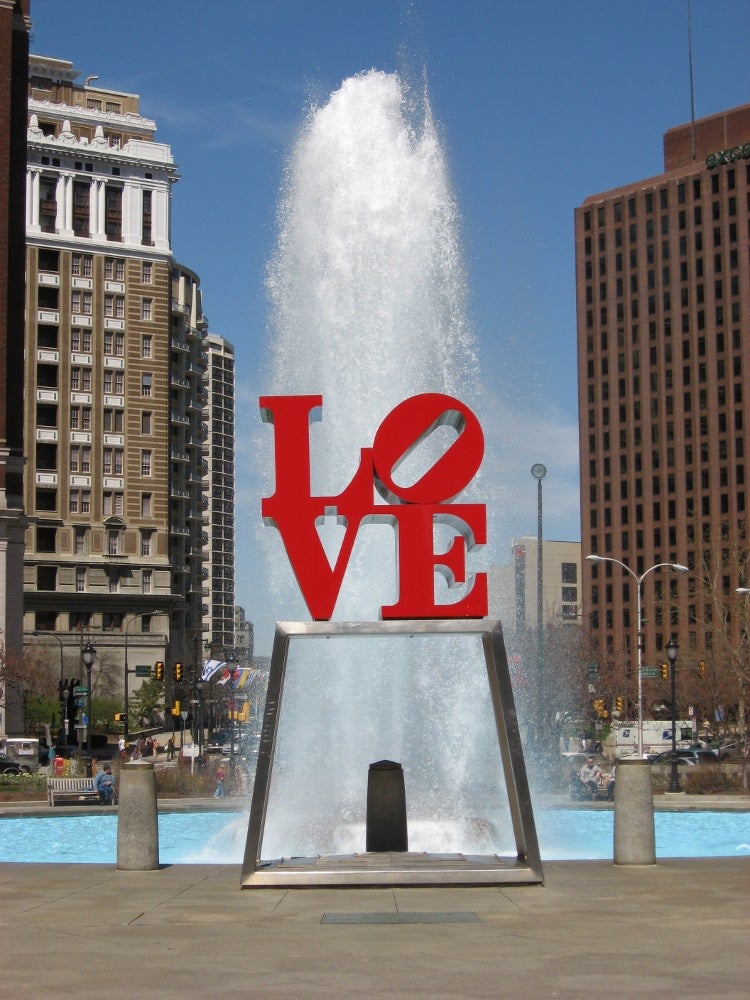 The LOVE statue. PCPC staff photo