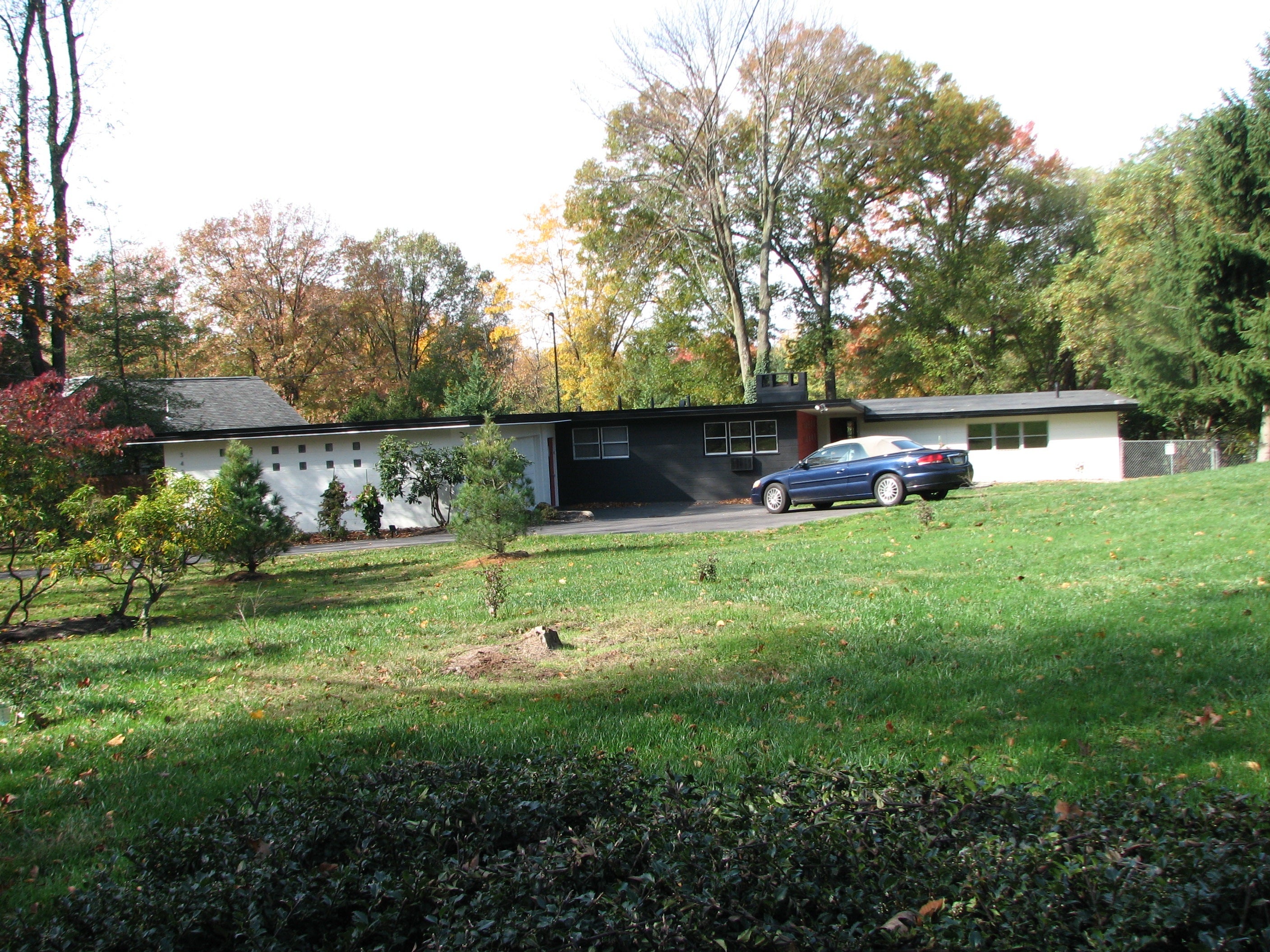 East Falls has a sprinkling of Modernist structures, including this home by Norman Rice.