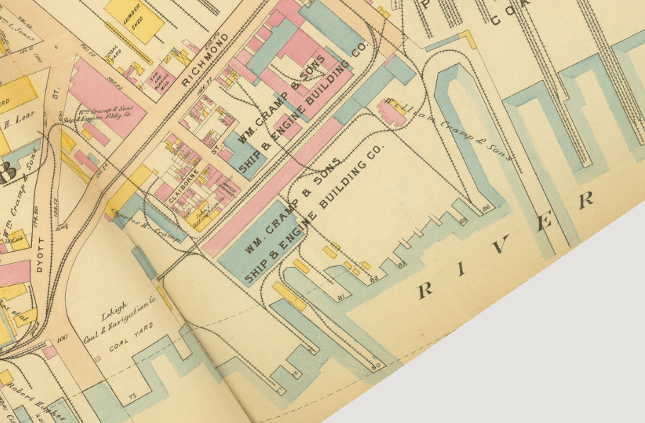 1910 Atlas showing Cramp complex