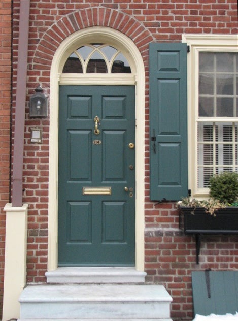 The door next door to the Zebooker House.