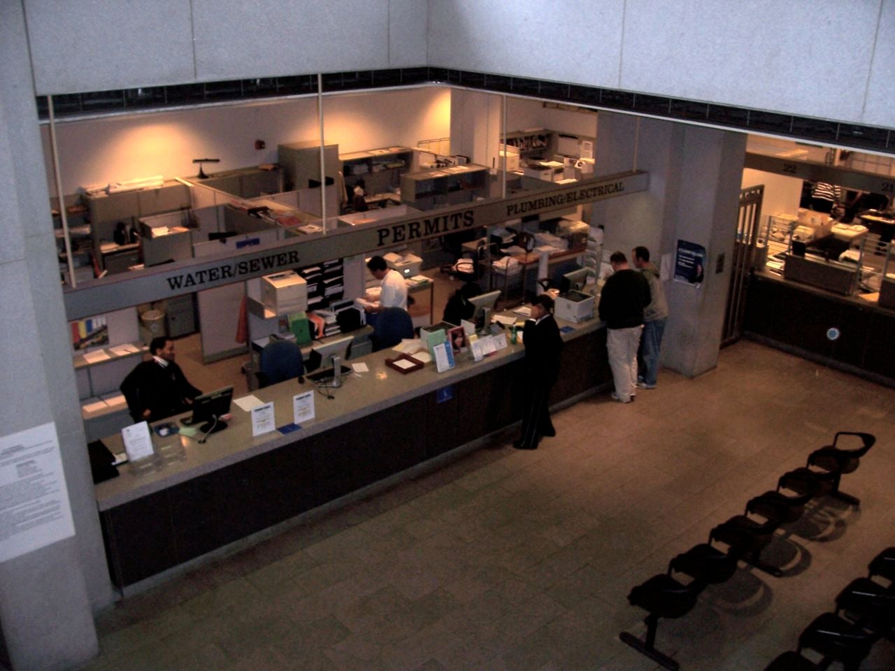 Service counter