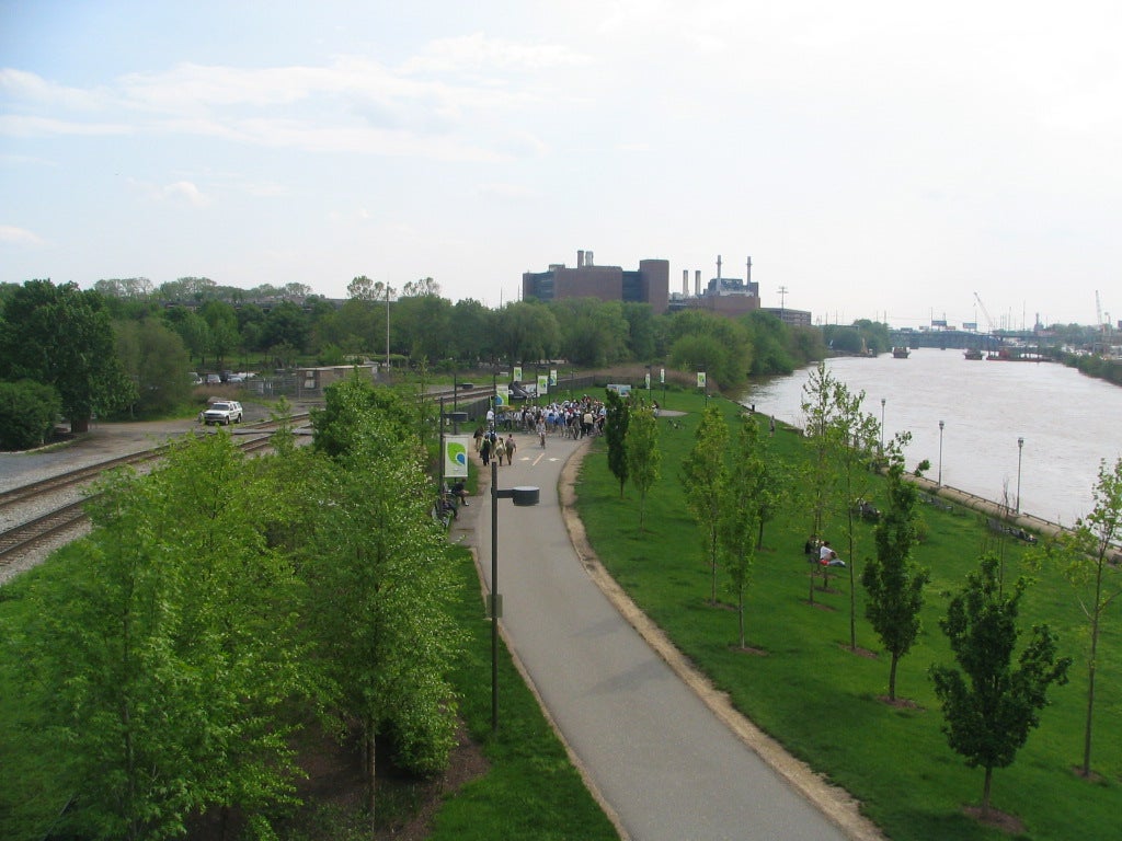 Mayor's Bike Ride PEC hosted last year along Schuylkill Banks