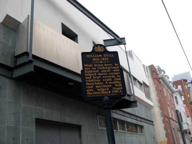 The site where the home of abolitionist William Still stood at 240 S. 12th St. Still finance a line of the Underground Railroad.