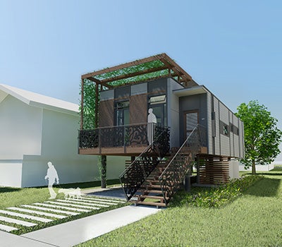 Kieran Timberlake design for replacement home
