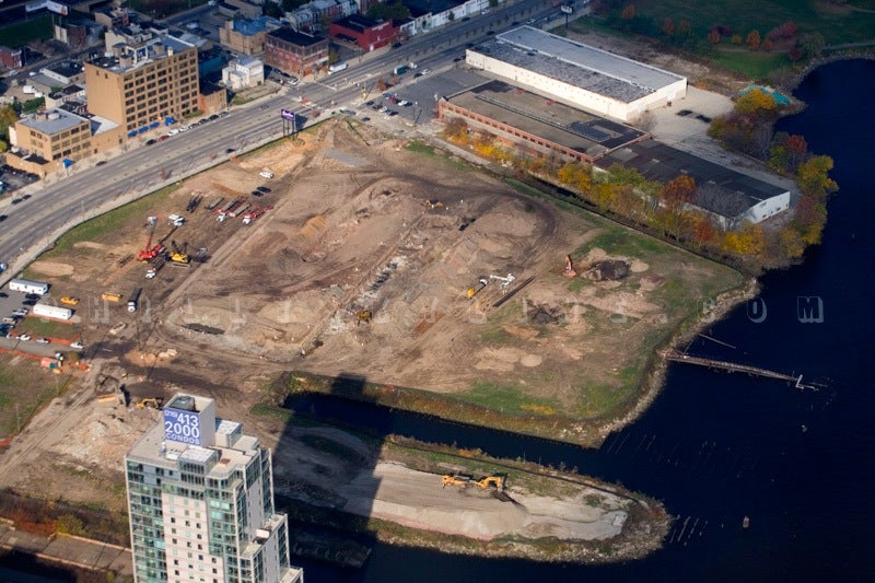 Photo of the SugarHouse Casino site (courtesy of Philly Skyline's Brad Maule)