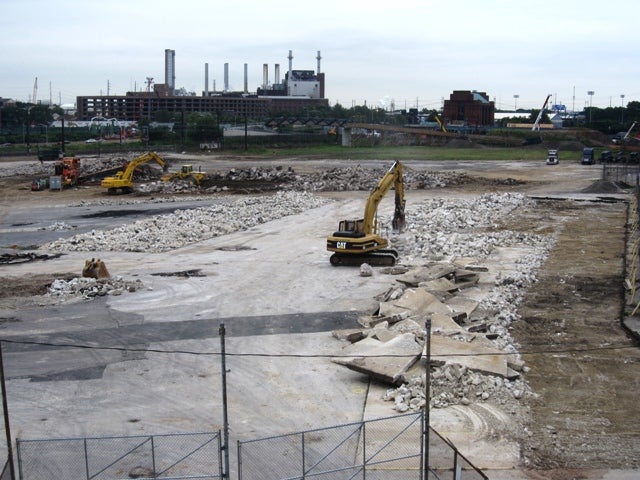 Penn Park progress / September 16