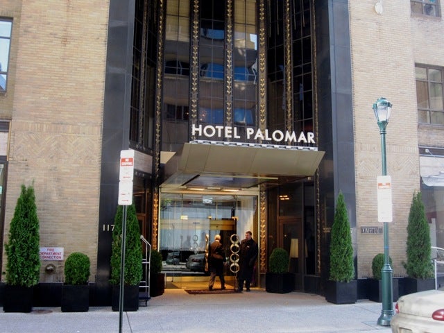 Palomar Hotel / http://phillypi.blogspot.com/