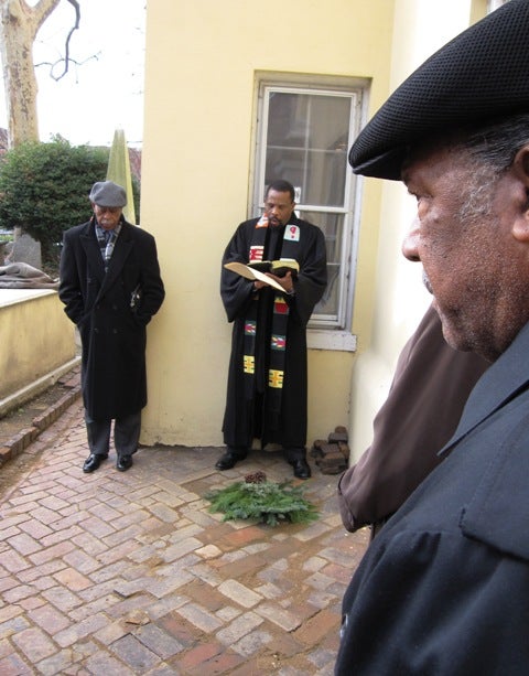 Rev. Gloucester re-interred