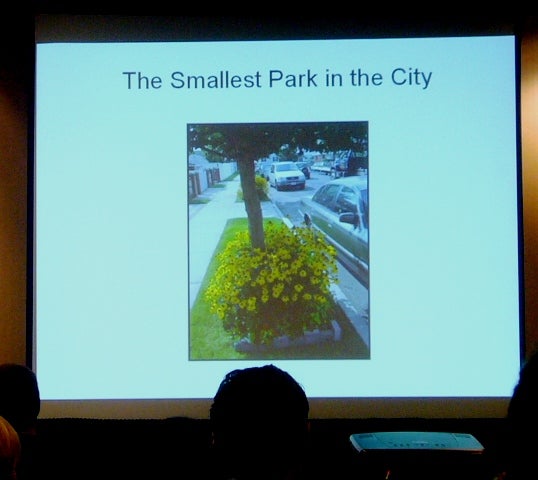 smallest park in the city