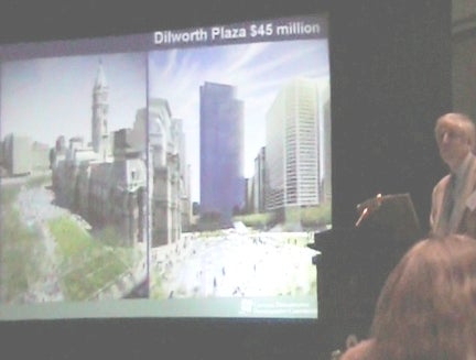 Dilworth Plaza proposed lawn view