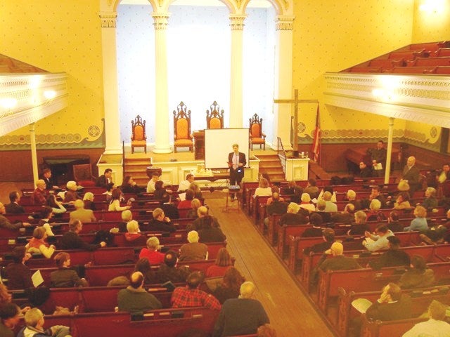 Society Hill forum at Gloria Dei