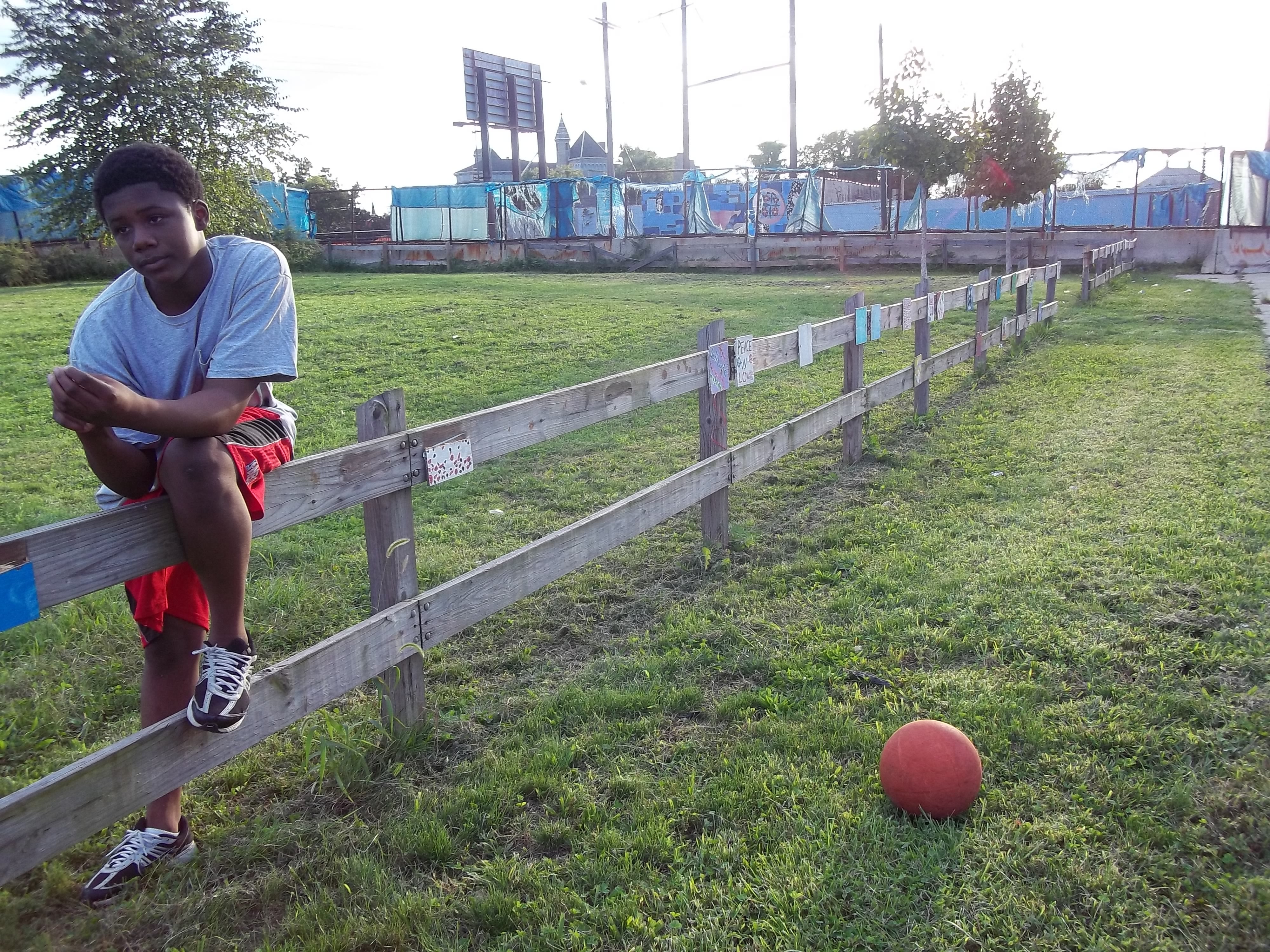 Jaquio Madison has lived in Parkside all his life, and said the bridge has been out for five to 10 years.