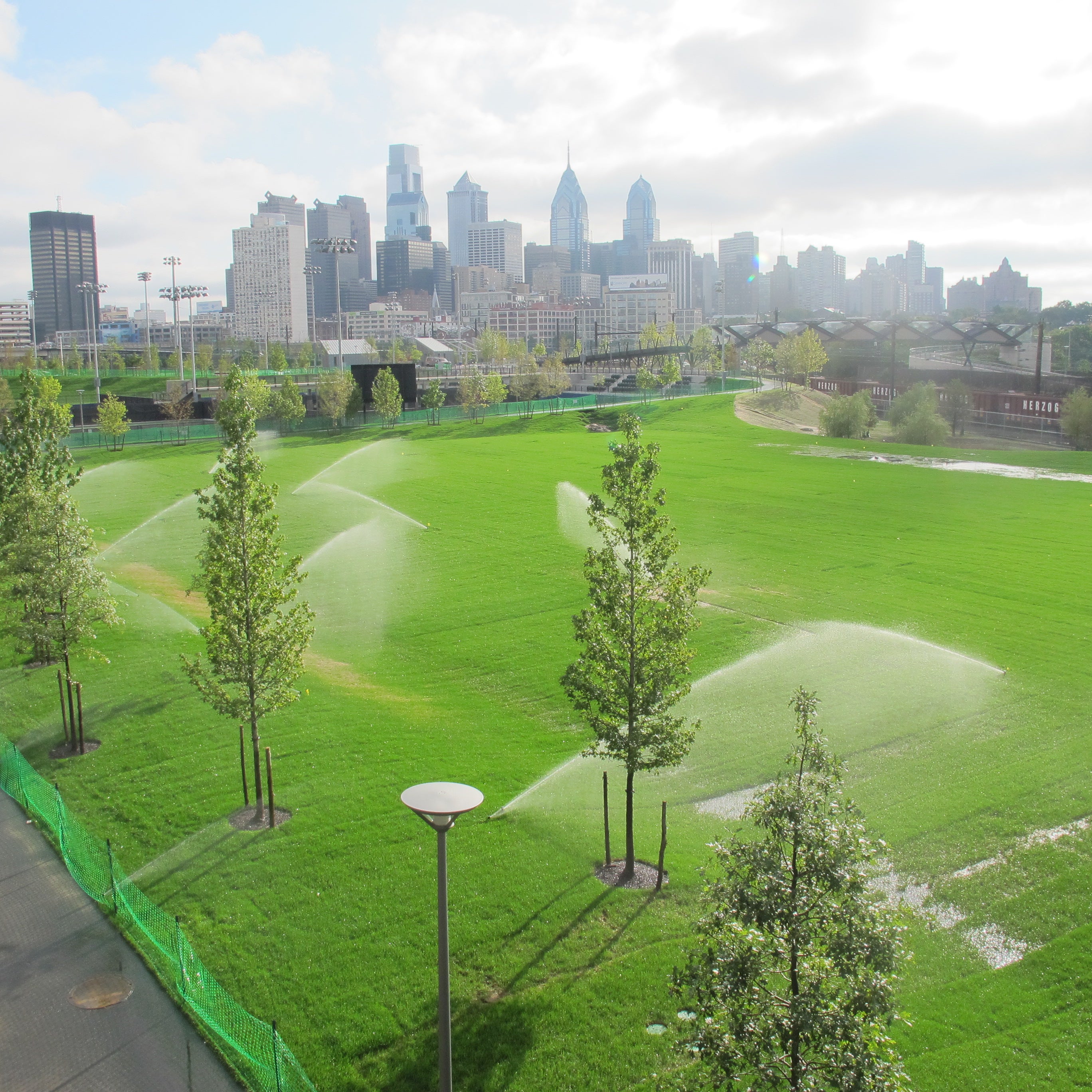 Penn Park is ready for its close-up.