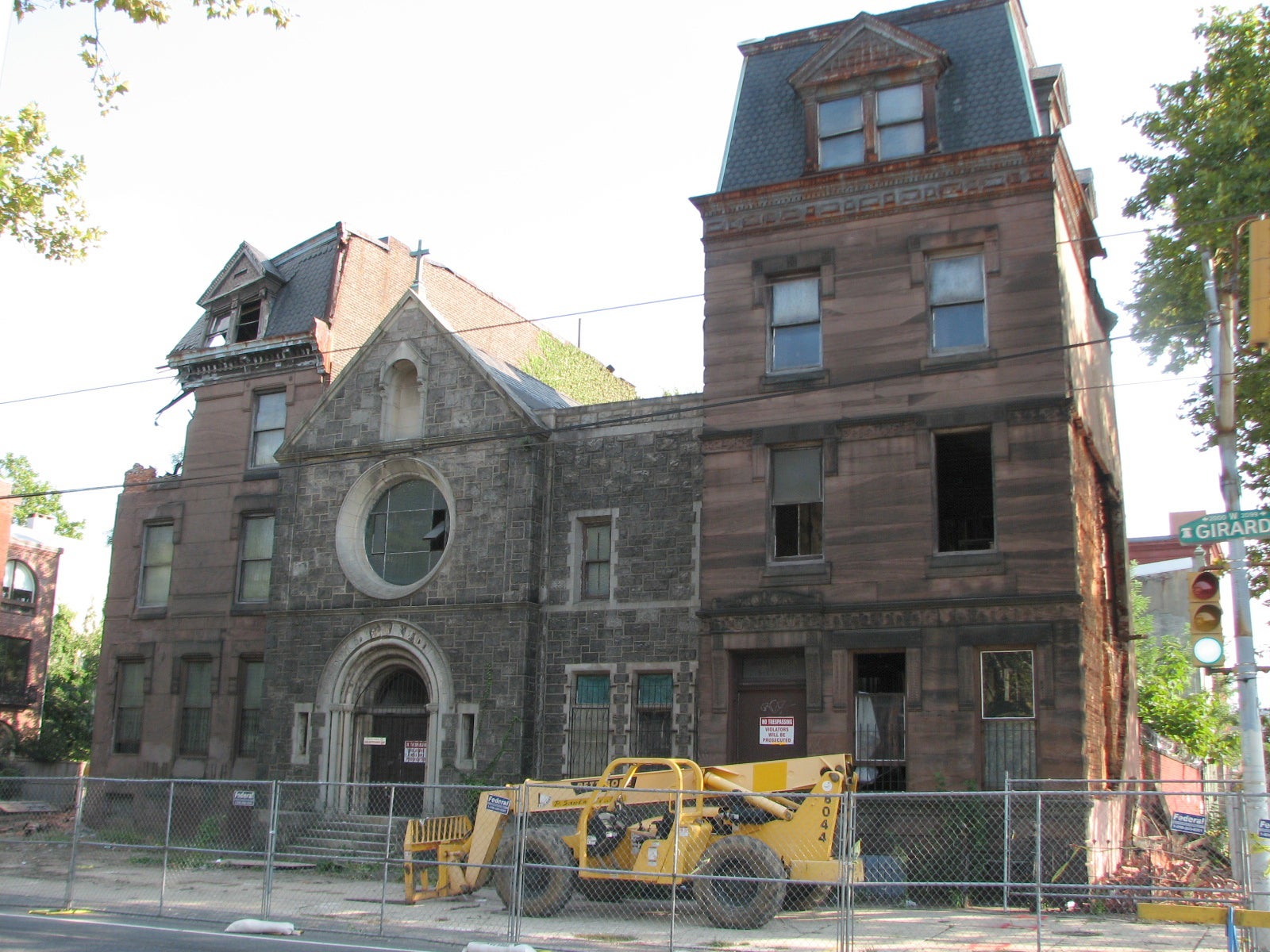 Poor Clare's Monastery as demolition began in September 2011. | Alan Jaffe