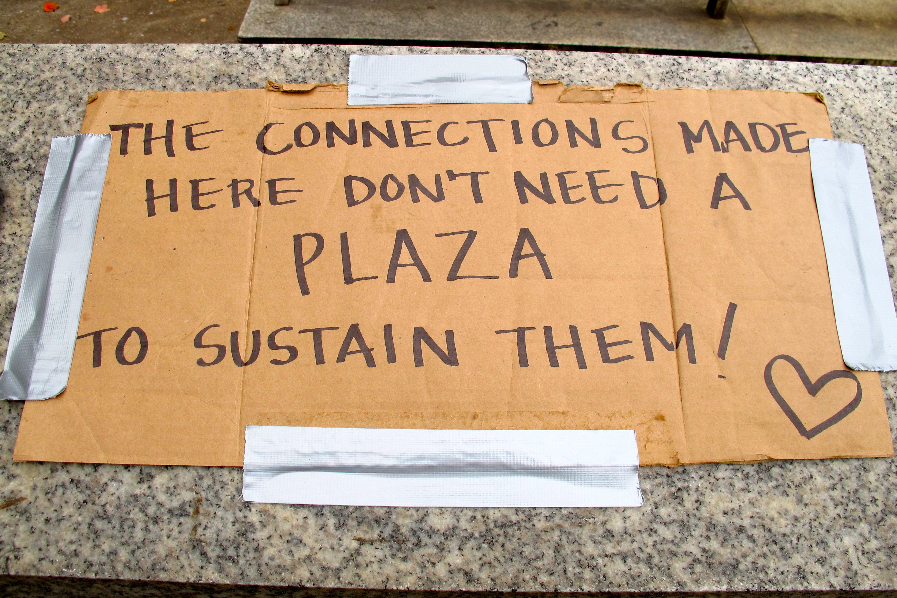 Occupy Philly was evicted from Dilworth Plaza early Wednesday morning.