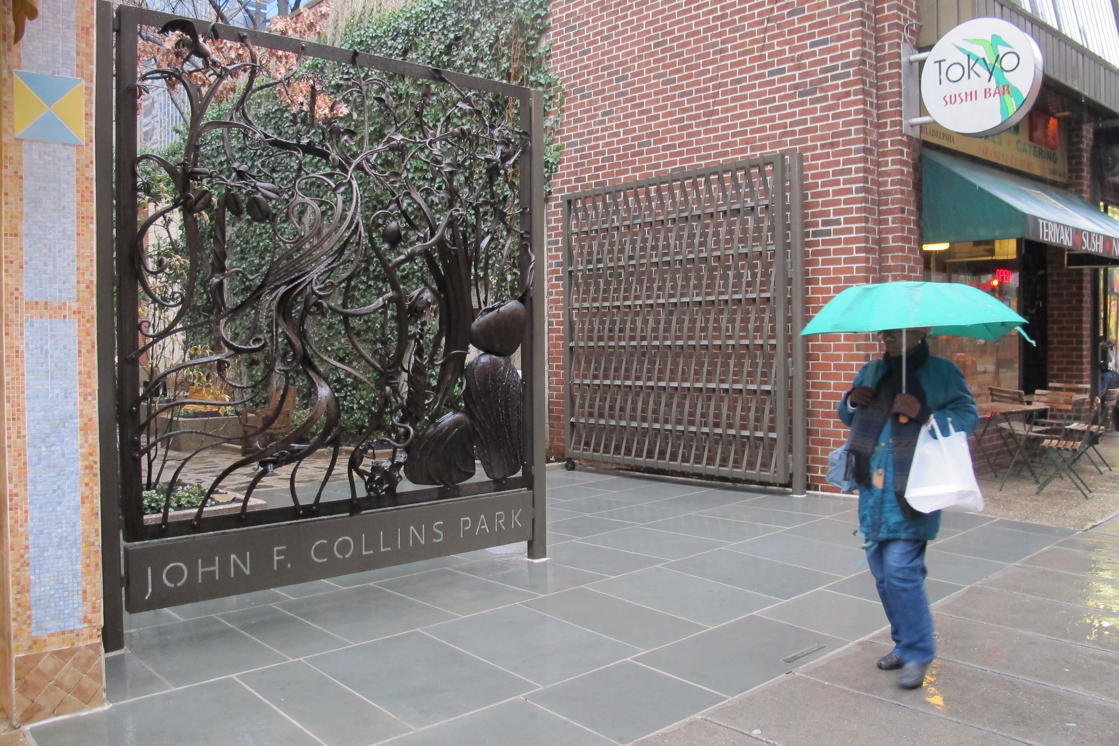 Chestnut Park is now John F. Collins Park.