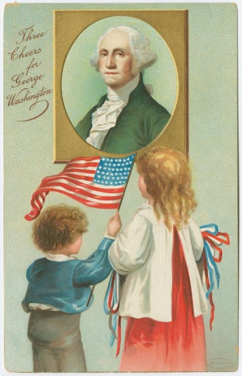 Three Cheers for George Washington | NYPL Digital Collection, Image ID: 1585454