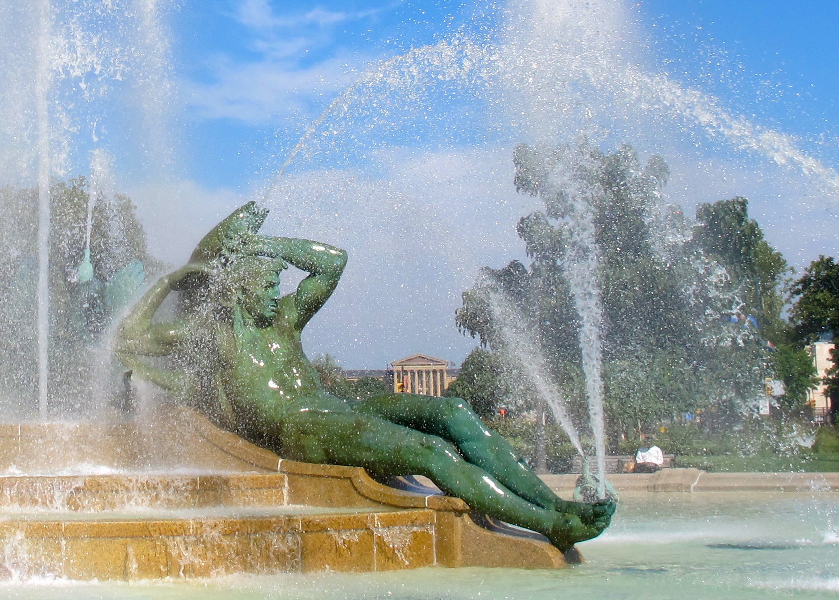 Tango around Swann Fountain on April 5 as part of the Fairmount Park Art Association's new Site Seeing program