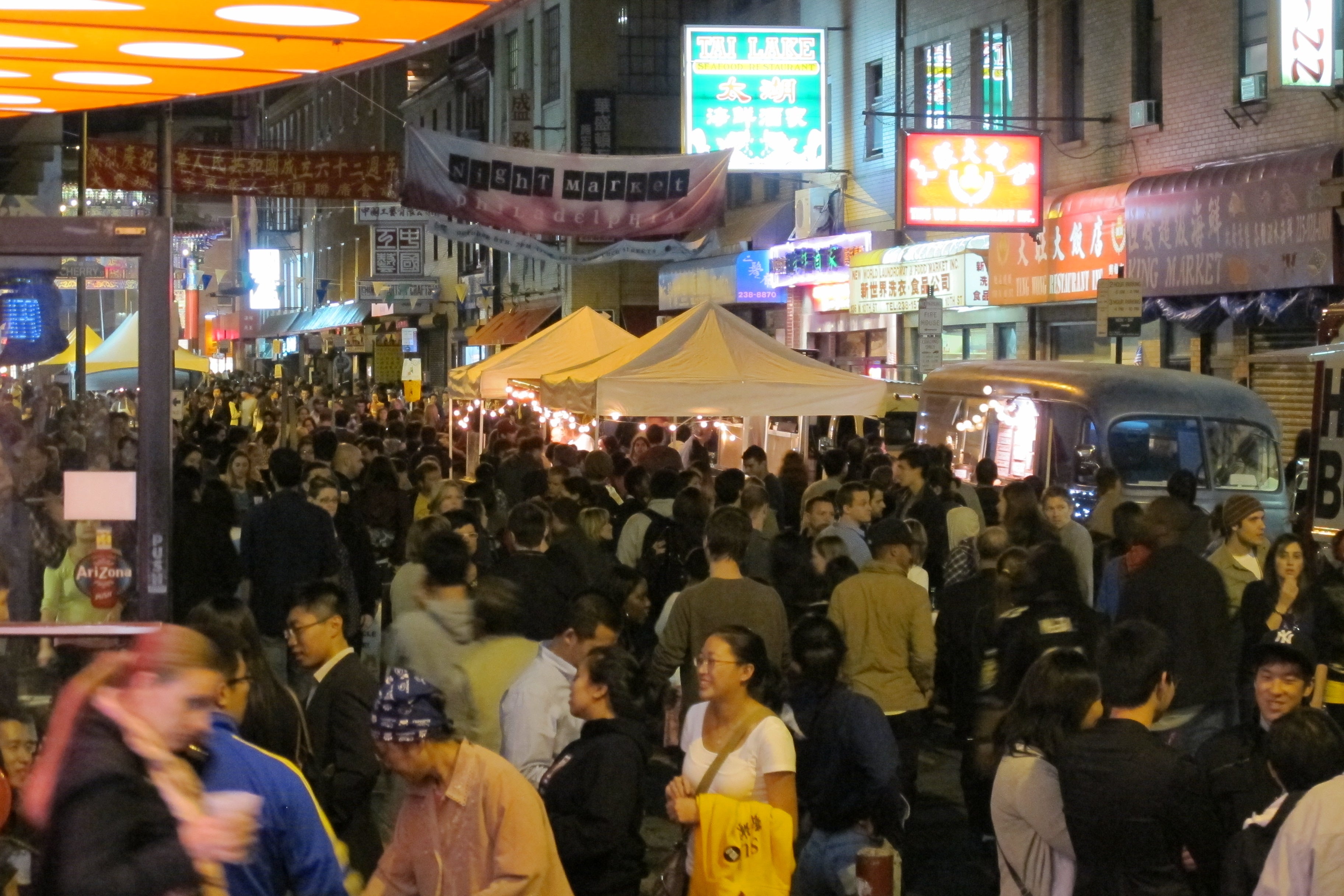 Night Market packed the streets of Chinatown last fall and will return for the season in May.