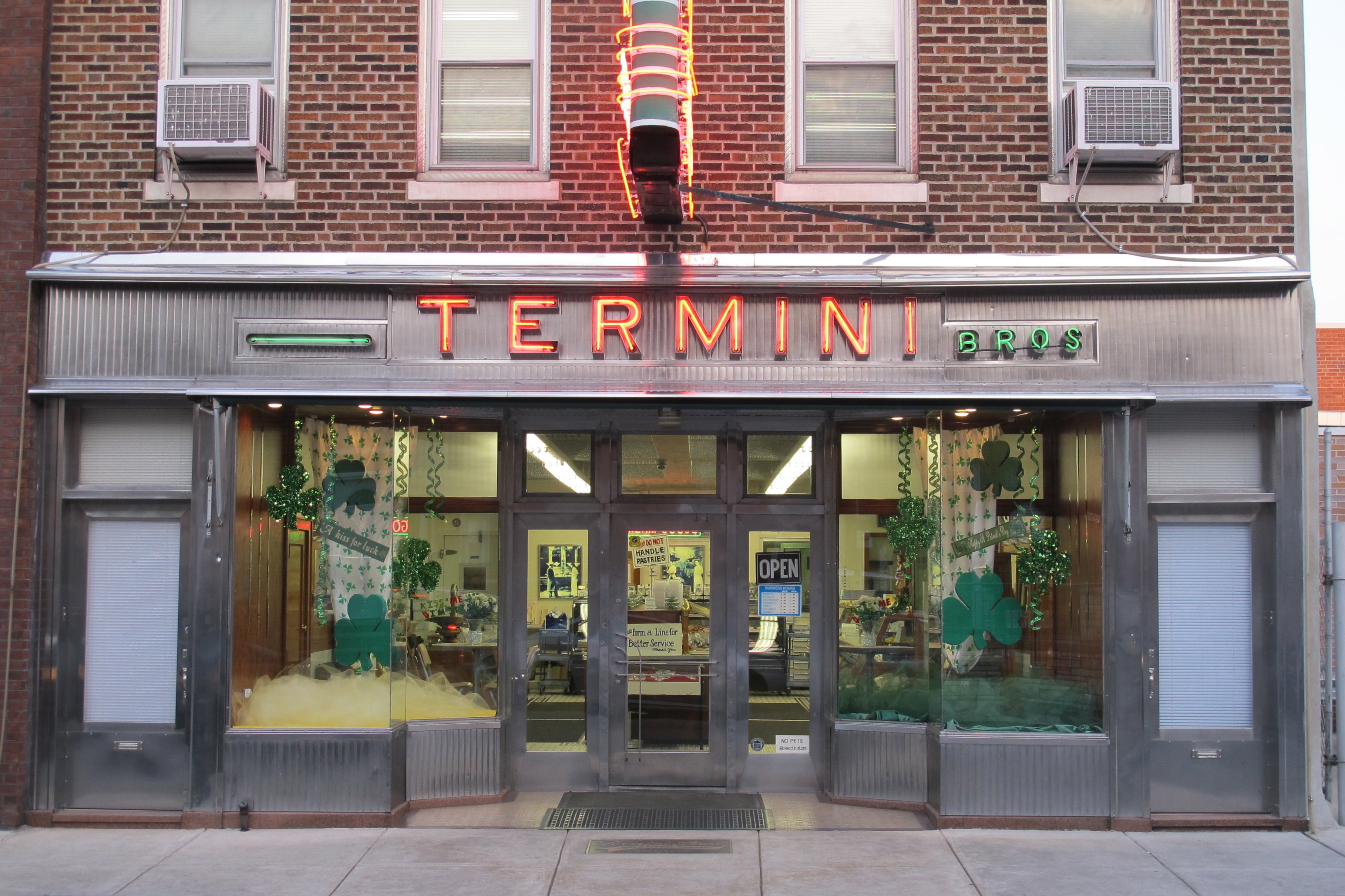 The restoration of the Termini Bros. storefront earned a Preservation Achievement Award.