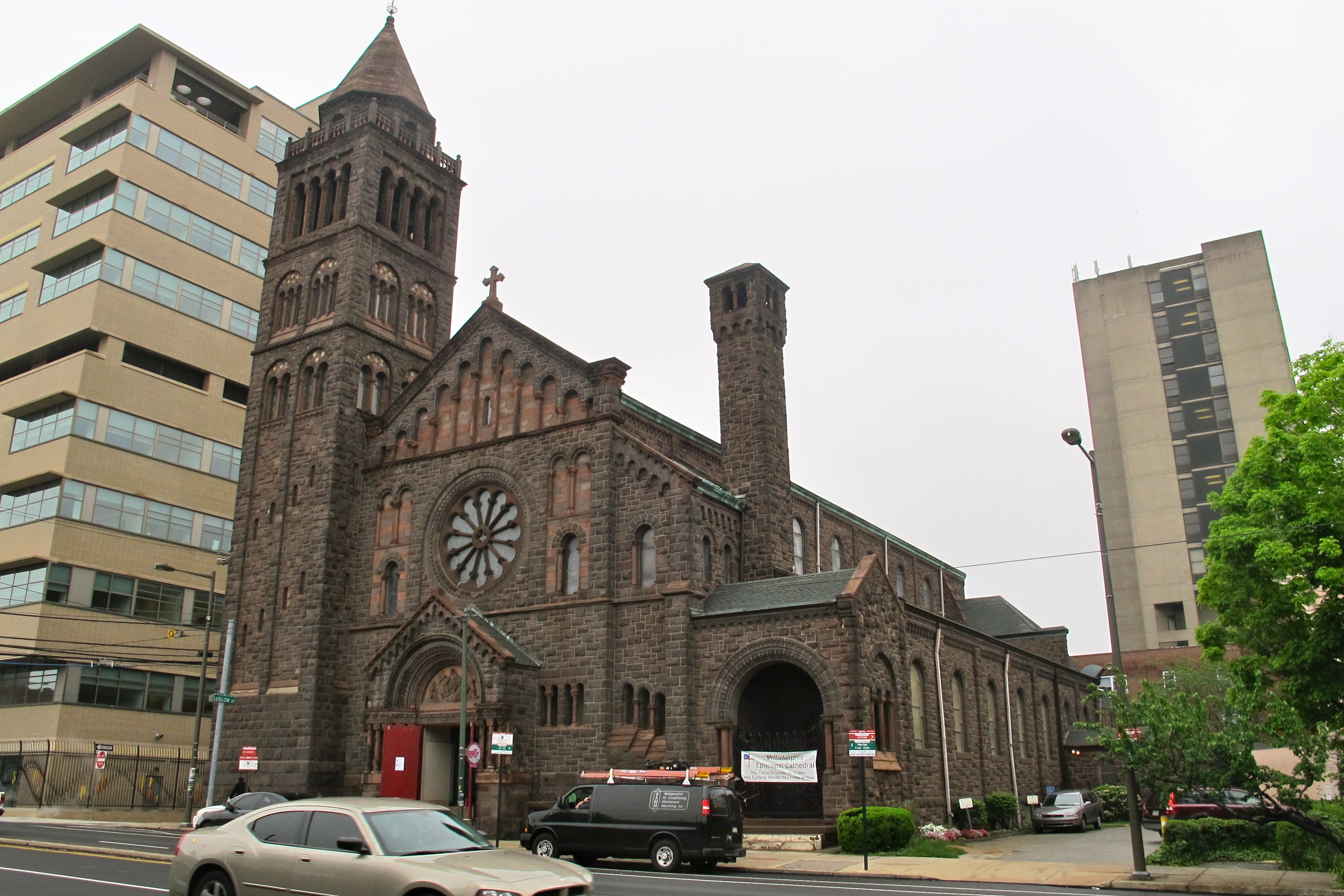 The Episcopal Cathedral could get a 25-story tower built on its campus at 38th and Chestnut.