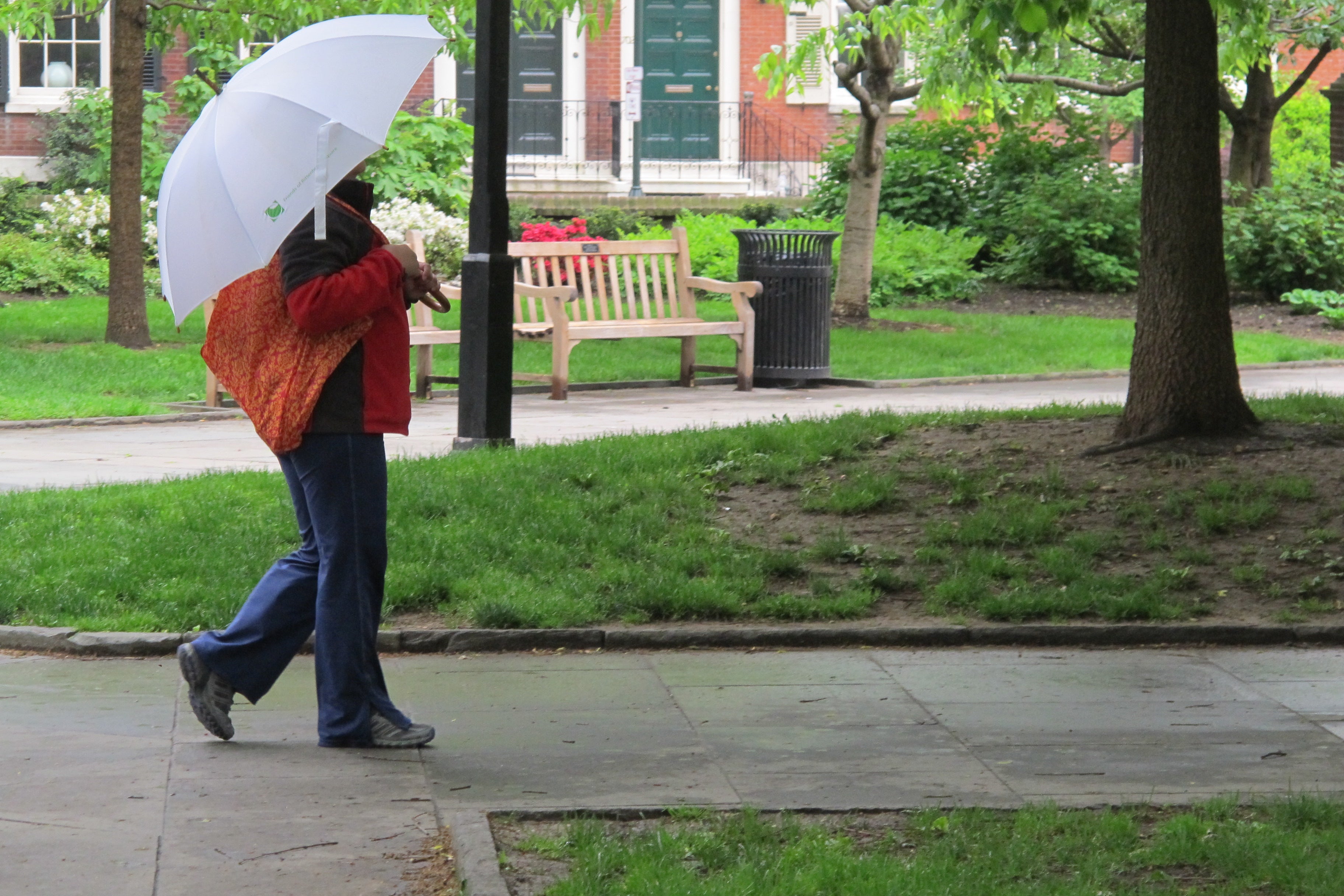 Don't forget the umbrella: There's an 80% chance of rain and thunderstorms today.