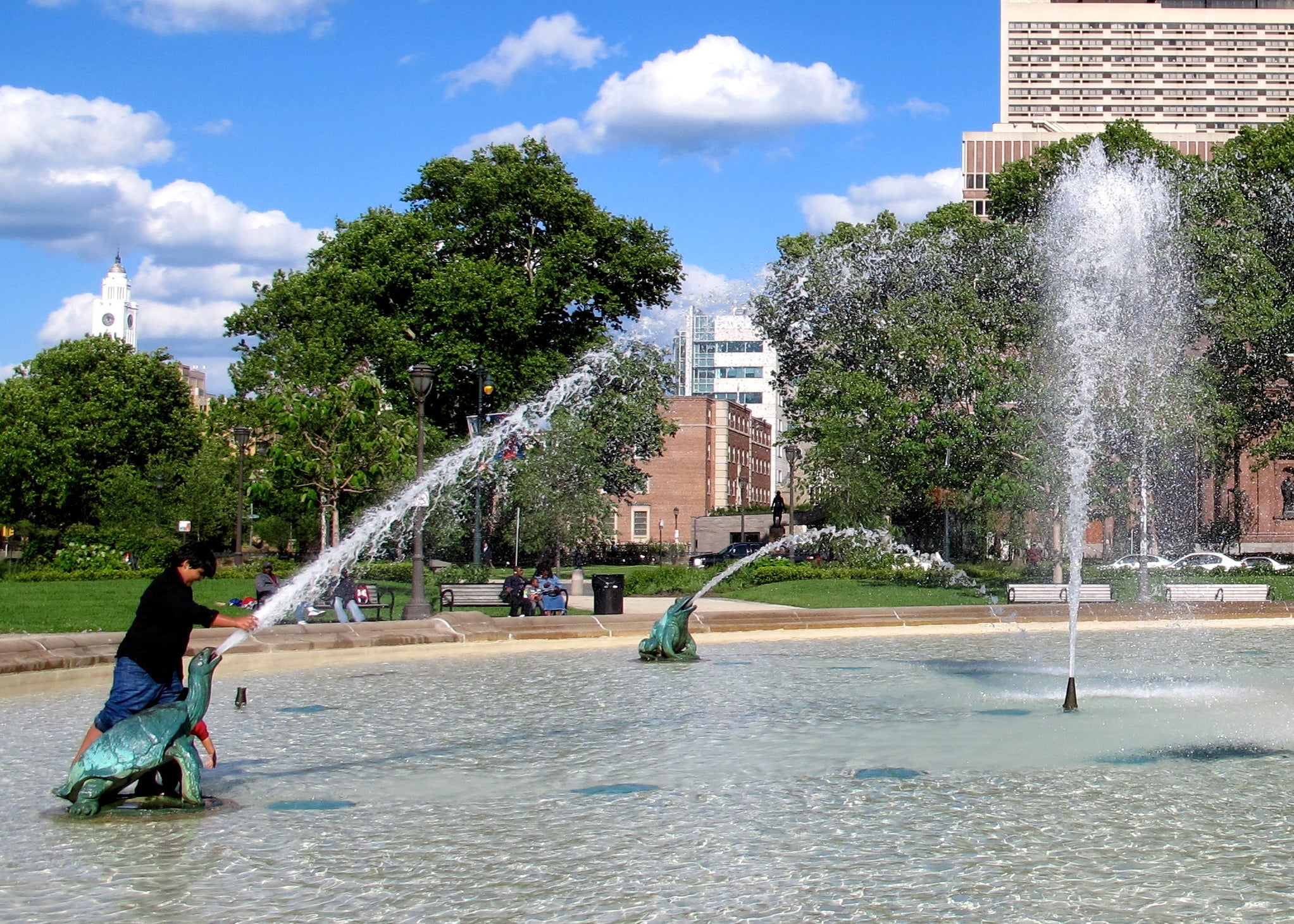 Try to stay cool today - it's going to be another hot and humid one.