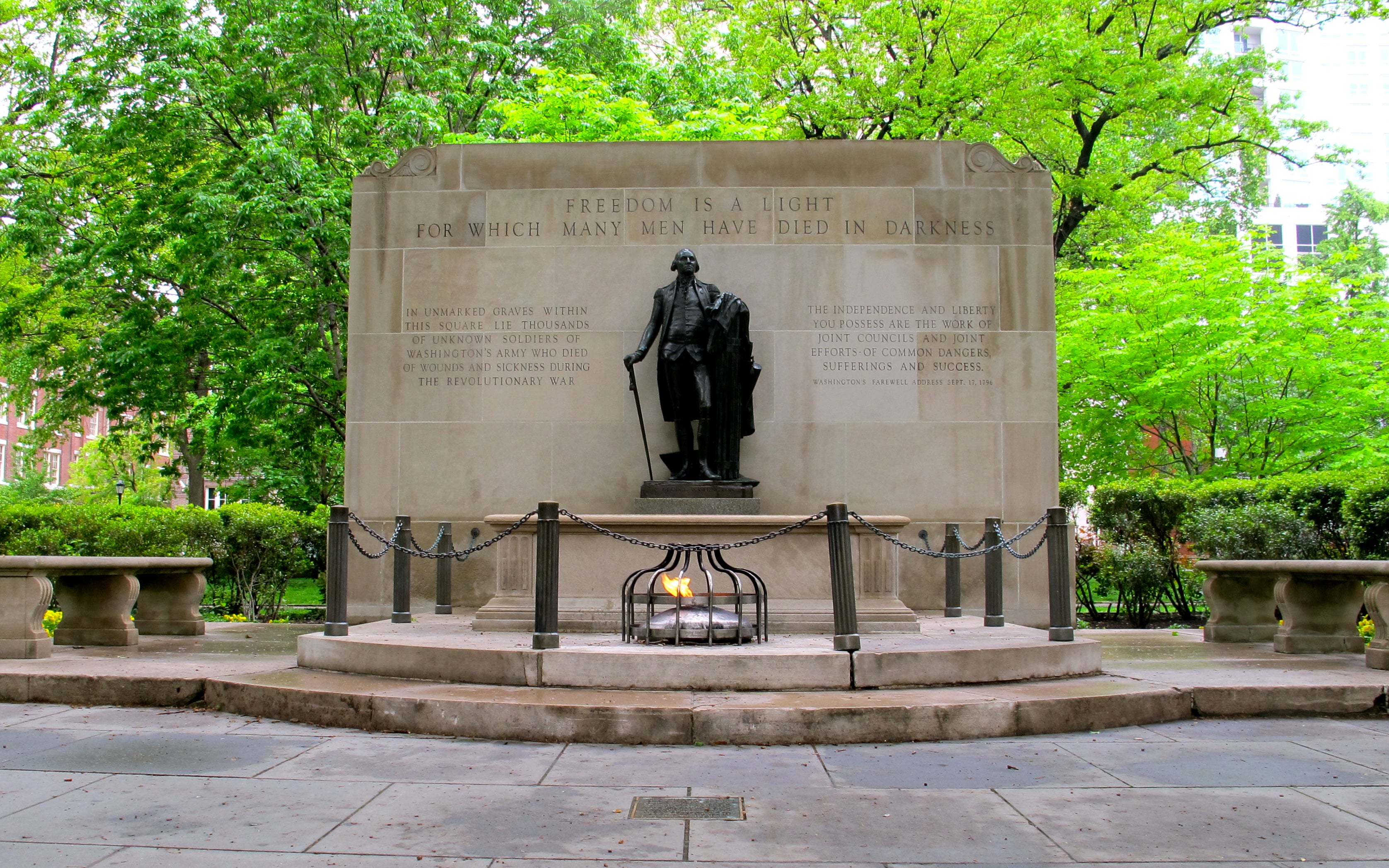 Meet at the Tomb of the Unknown Soldier in Washington Square at 2pm for a Jane Jacobs Walk tour with the Preservation Alliance.