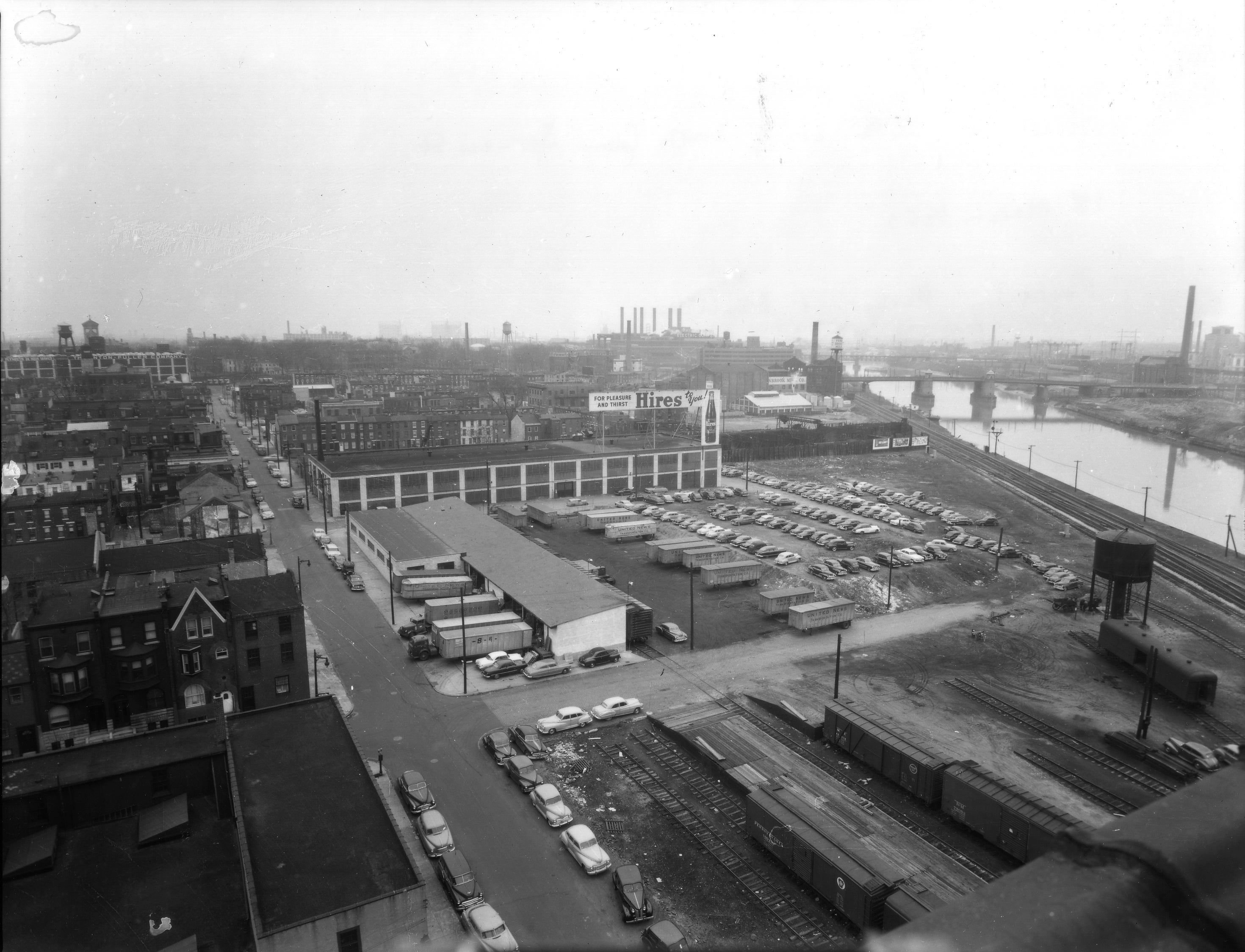 March 18, 1953: Looking south along 26th Street | Parker & Mullikin, Free Library of Philadelphia Print and Picture Collection