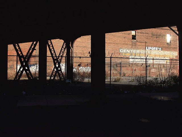 Lipoff's: In the shadow of The Trestle. | phillytrax, Eyes on the Street Flickr group