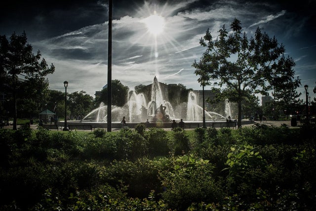 Swann Fountain in Logan Circle | Gary Reed, Eyes on the Street Flickr Group