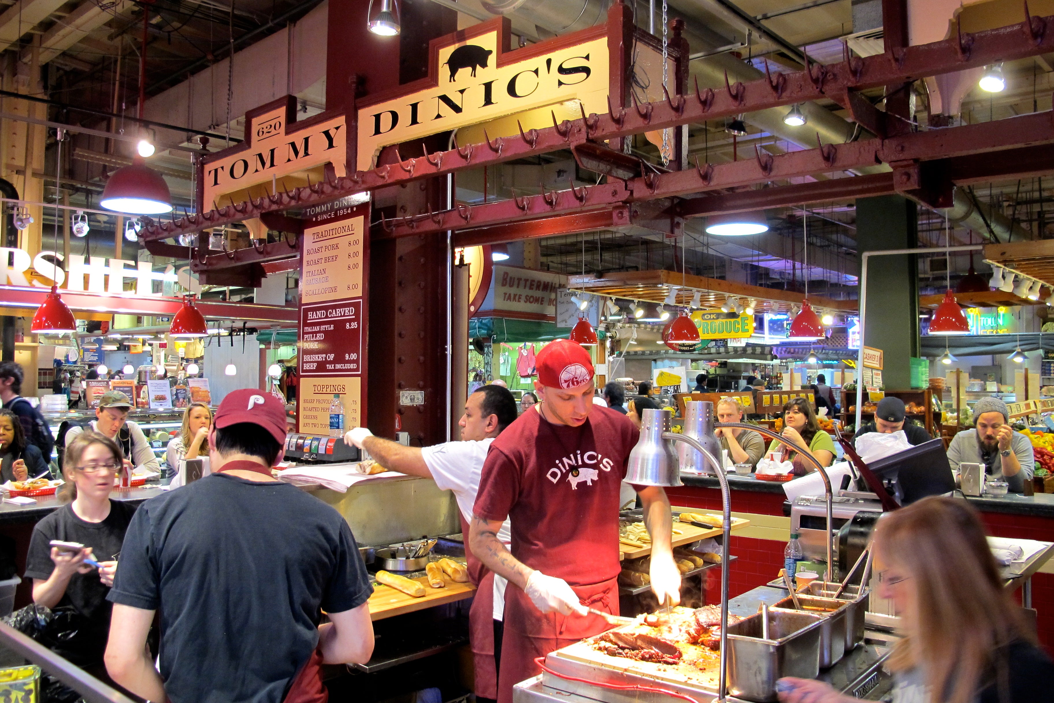 DiNic's new stand in Reading Terminal Market
